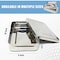 A2Z Scilab Stainless Steel Medical Instrument Box Organizer Storage Tray w/ Lid - 10Lx6W x2H A2Z-ZR-BOX1062 - alternate 6